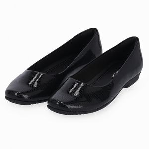 Loafer Raquel Salto Baixo Preto