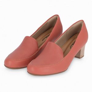 Loafer Laura Salto Médio Cedro