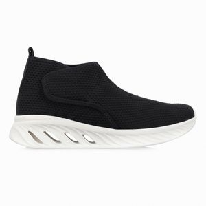 Bota Push Raissa Salto Médio Preto