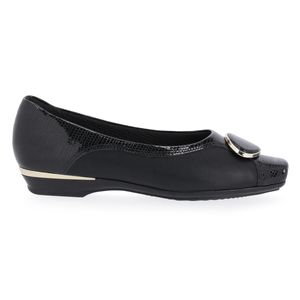 PICCADILLY MAXI - Sapato Salto Baixo Preto