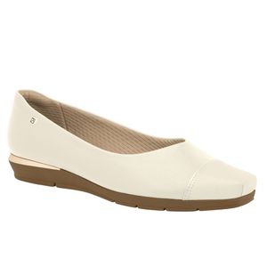 PICCADILLY MAXI - Sapato Salto Baixo Off White