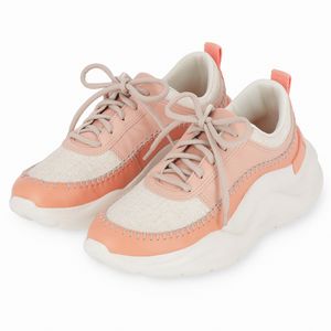 Tênis Fascite Plantar Anabela Médio Salmao