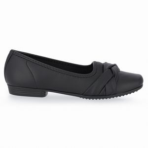 Sapatilha Celina Salto Baixo Preto