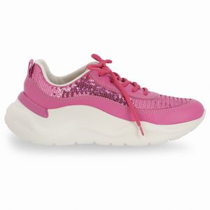 Tênis Fascite Plantar Anabela Médio Rosa