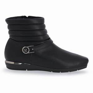 PICCADILLY MAXI - Bota Fernanda Cano Curto Salto Baixo Preto