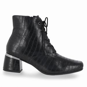 PICCADILLY MAXI - Bota Estela Cano Curto Salto Médio Preto