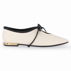 Sapatilha Ana Salto Baixo Off White
