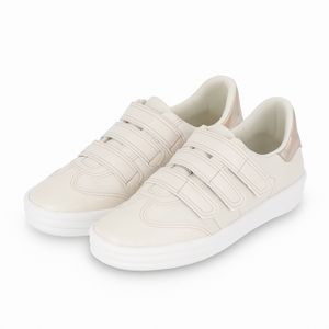 Tênis Lara Iate Anabela Baixo Off White