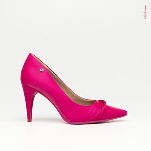 Scarpin Barbie™ Salto Alto Rosa Metal