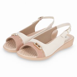 Slingback Camila Rasteira Off White