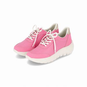 Tênis Eliane Salto Médio Rosa Chiclete