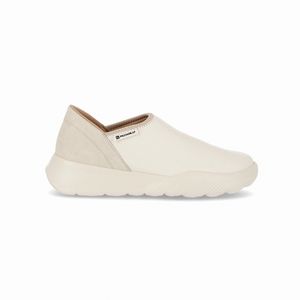 Tênis Fascite Anabela Médio Off White/Gelo