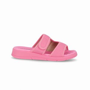 Tamanco Esporão Anabela Médio Rosa Chiclete