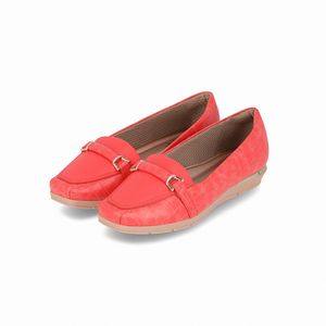 PICCADILLY MAXI - Sapato Fernanda Salto Baixo Goiaba