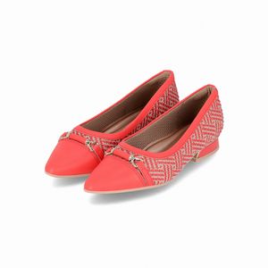 PICCADILLY MAXI - Sapato Silvia Salto Baixo Goiaba