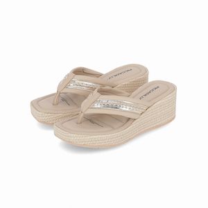 Chinelo Liliane Anabela Médio Marfim