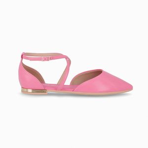 Sapatilha Ana Salto Baixo Rosa Chiclete