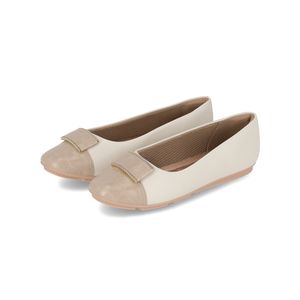 PICCADILLY MAXI - Sapato Michele Salto Baixo Off White