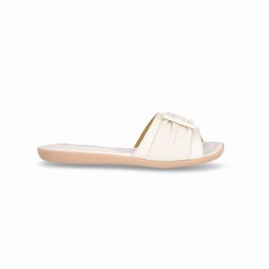Tamanco Joana Rasteira Off White
