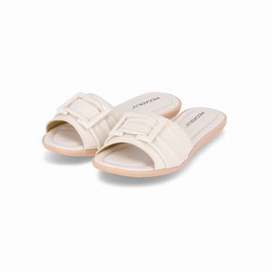 Tamanco Joana Rasteira Off White