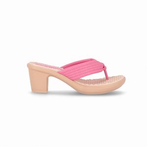 Sandália Alvina Salto Alto Rosa Chiclete