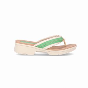 Tamanco Juliana Anabela Médio Off White