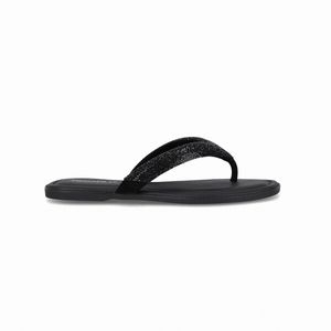 Chinelo Gabi Rasteira Preto