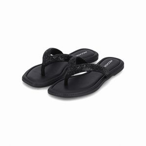 Chinelo Gabi Rasteira Preto