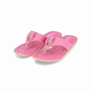Chinelo Joana Rasteira Rosa Chiclete
