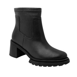 PICCADILLY MAXI - Bota Josi Cano Curto Salto Alto Preto
