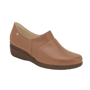 PICCADILLY MAXI - Mocassim Beth Anabela Médio Terracota