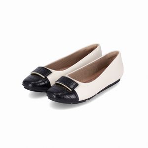 PICCADILLY MAXI - Sapato Michele Salto Baixo Off White