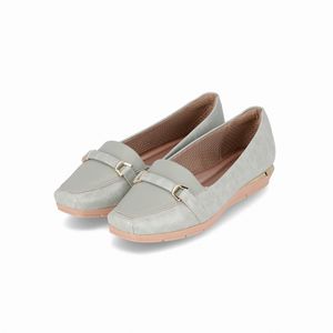 PICCADILLY MAXI - Sapato Loafer Fernanda Salto Baixo Menta