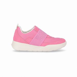 Tênis Fascite Anabela Médio Rosa Chiclete