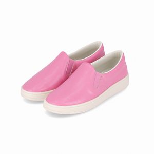 Tênis Beta Salto Baixo Rosa Chiclete