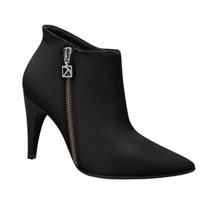 Bota Silvana Cano Curto Salto Alto Preto