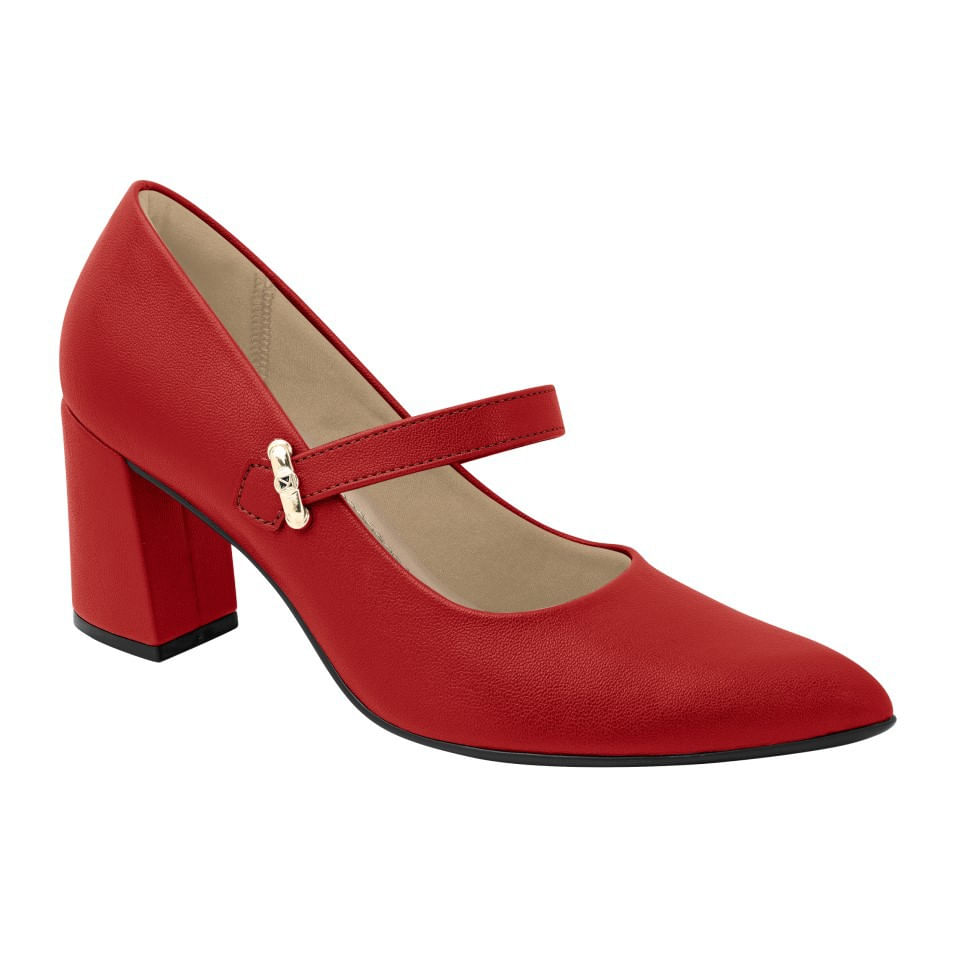 Scarpin best sale vermelho 33