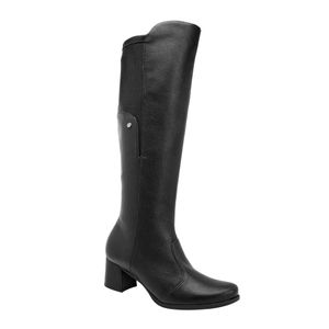 Bota Danubia Cano Longo Salto Médio Preto