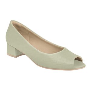 Peep Toe Daiana Salto Médio Menta