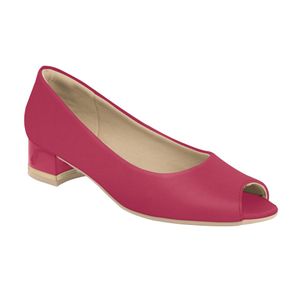 Peep Toe Daiana Salto Médio Pitaya Rosa
