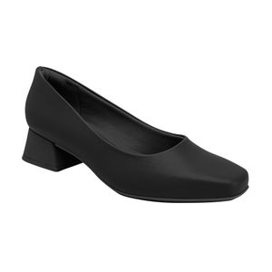 Sapato Tati Salto Médio Preto