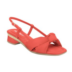 Slingback Lucia Salto Médio Goiaba