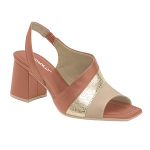Slingback Flavia Salto Alto Cedro