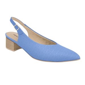 Slingback Taci Salto Médio Hortensia