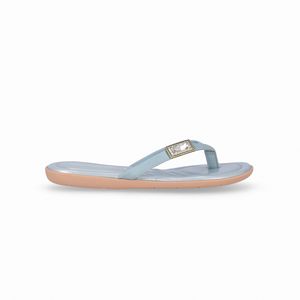 Chinelo Joana Rasteira Azul Sky