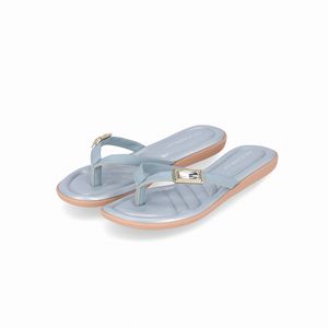 Chinelo Joana Rasteira Azul Sky