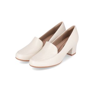 Loafer Laura Salto Médio Off White