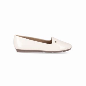 PICCADILLY MAXI - Sapato Michele Salto Baixo Off White