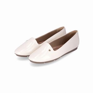 PICCADILLY MAXI - Sapato Michele Salto Baixo Off White