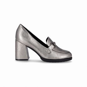Sapato Elisete Salto Alto Pewter